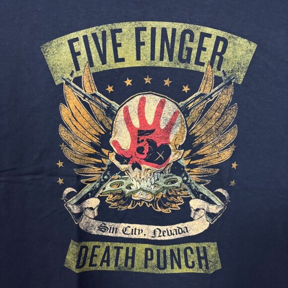 Five finger death punch rock Tshirt size large - Picture 2 of 4
